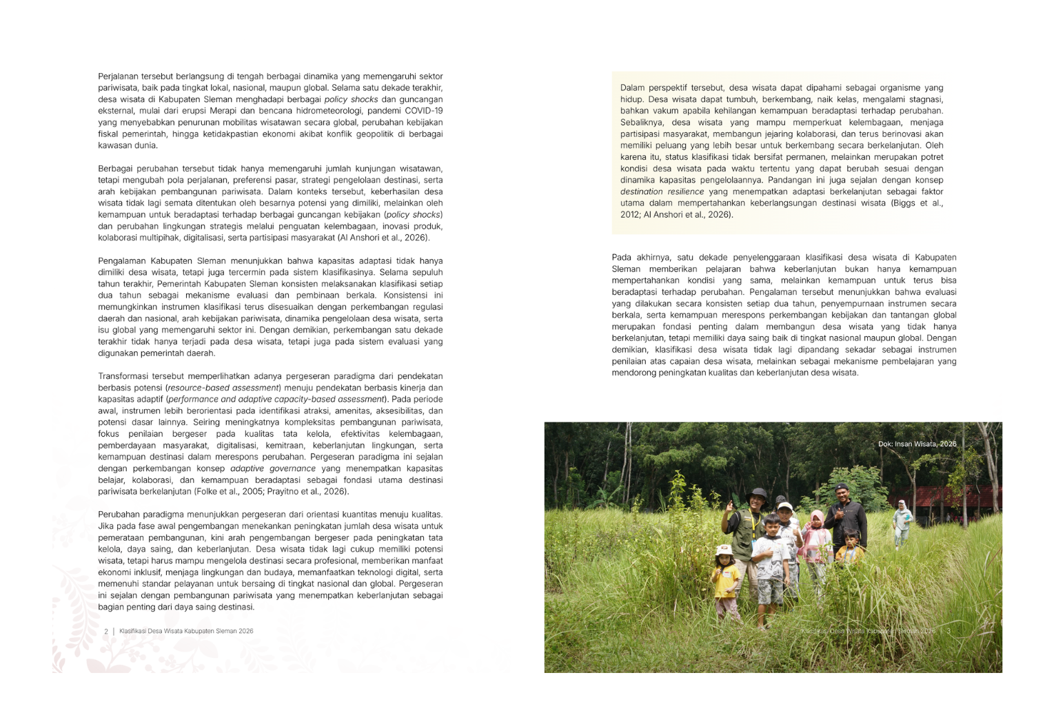 Kajian Klasifikasi Desa Wisata